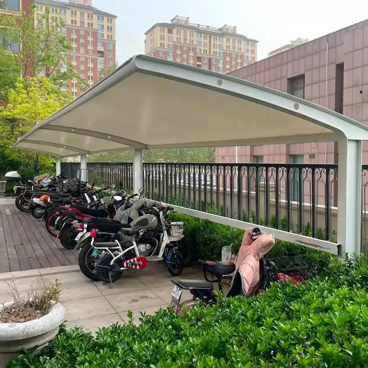 昆山市膜结构电动车棚